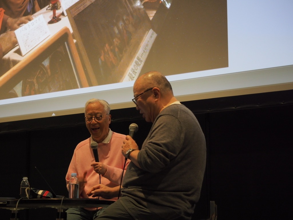 CP+2026で行われた、杉本博司さん（写真左）と都築響一さんによる対談の模様。